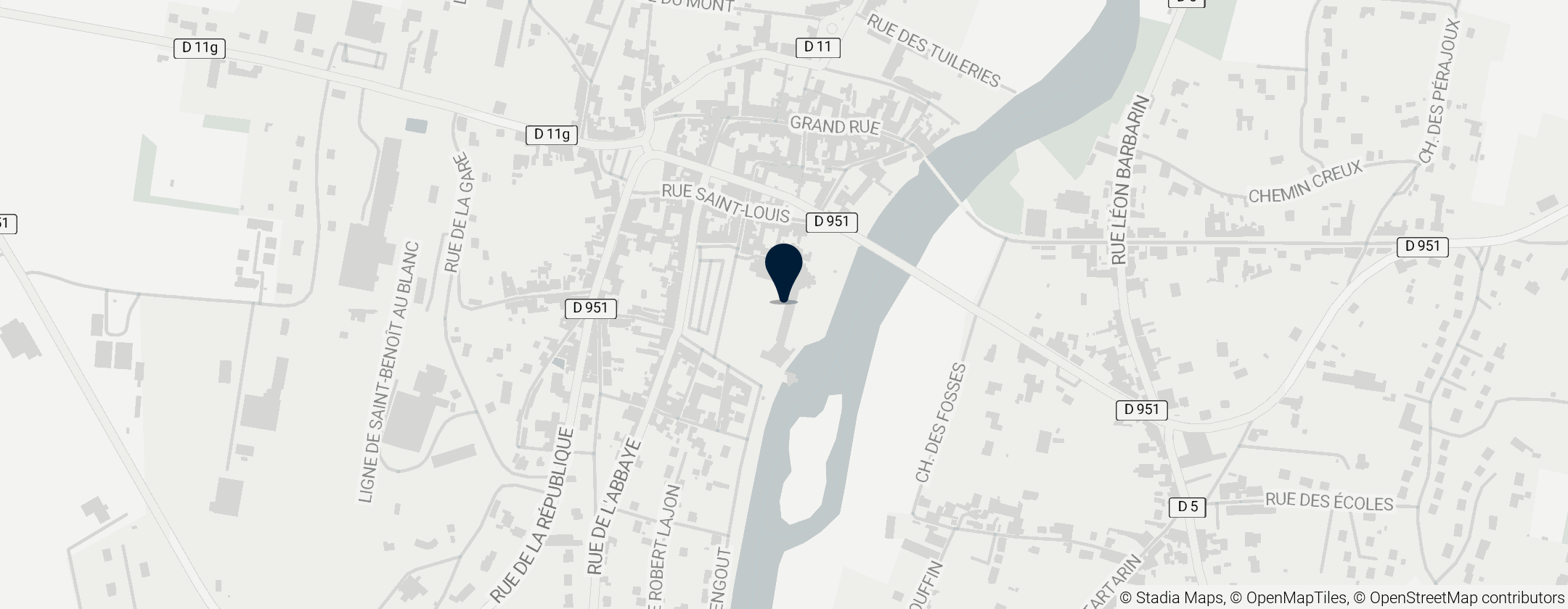 Map of Opactwo Saint Savin sur Gartempe