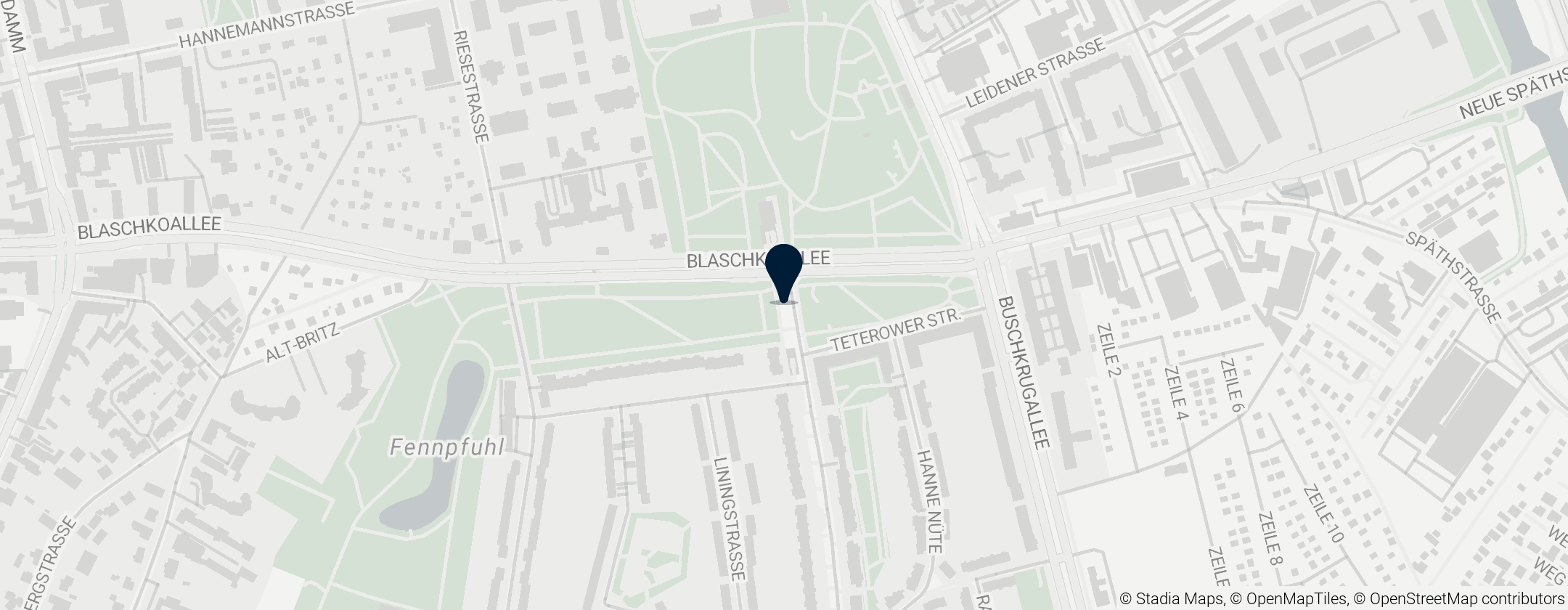 Map of U-Bahnhof Blaschkoallee