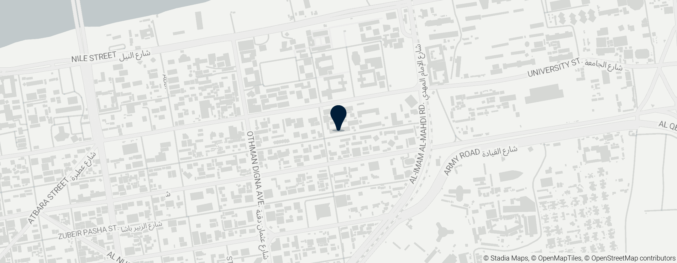 Map of University of Khartoum