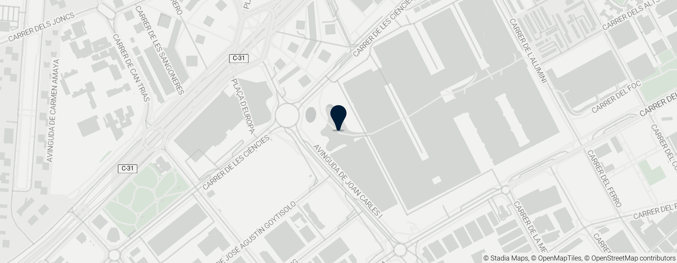 Map of Fira de Barcelona