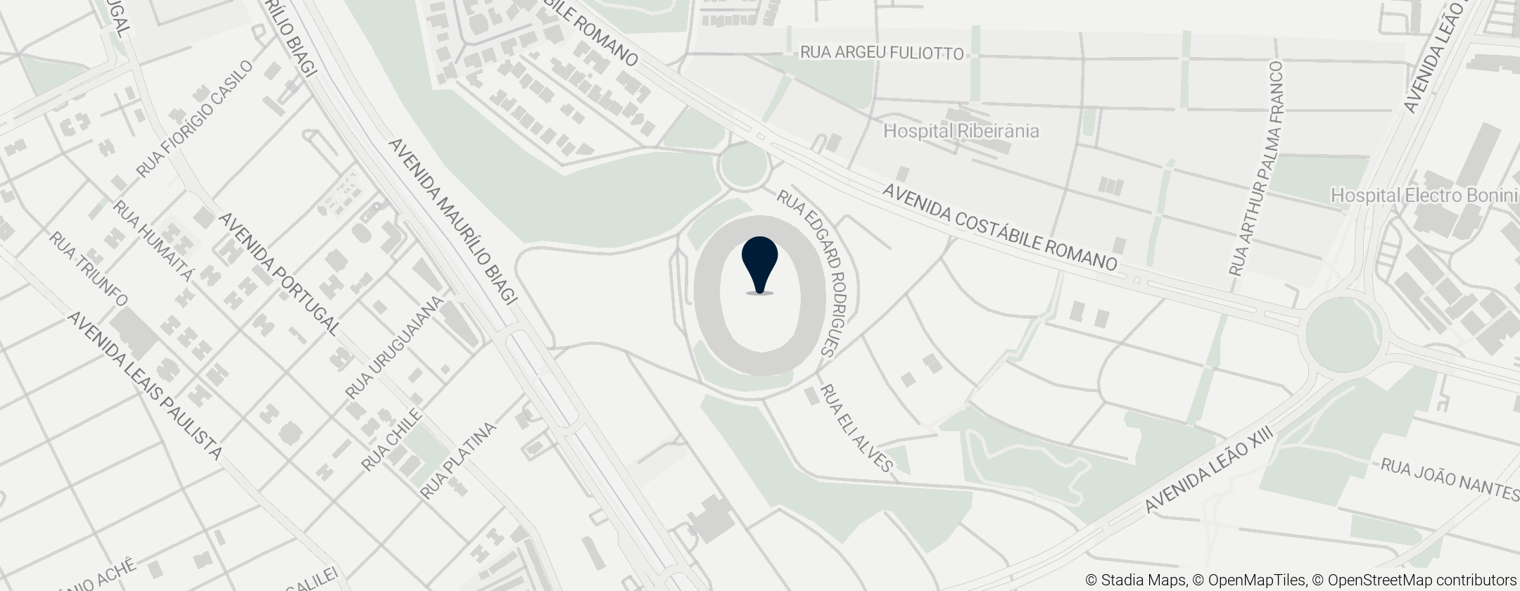 Map of Estádio Santa Cruz