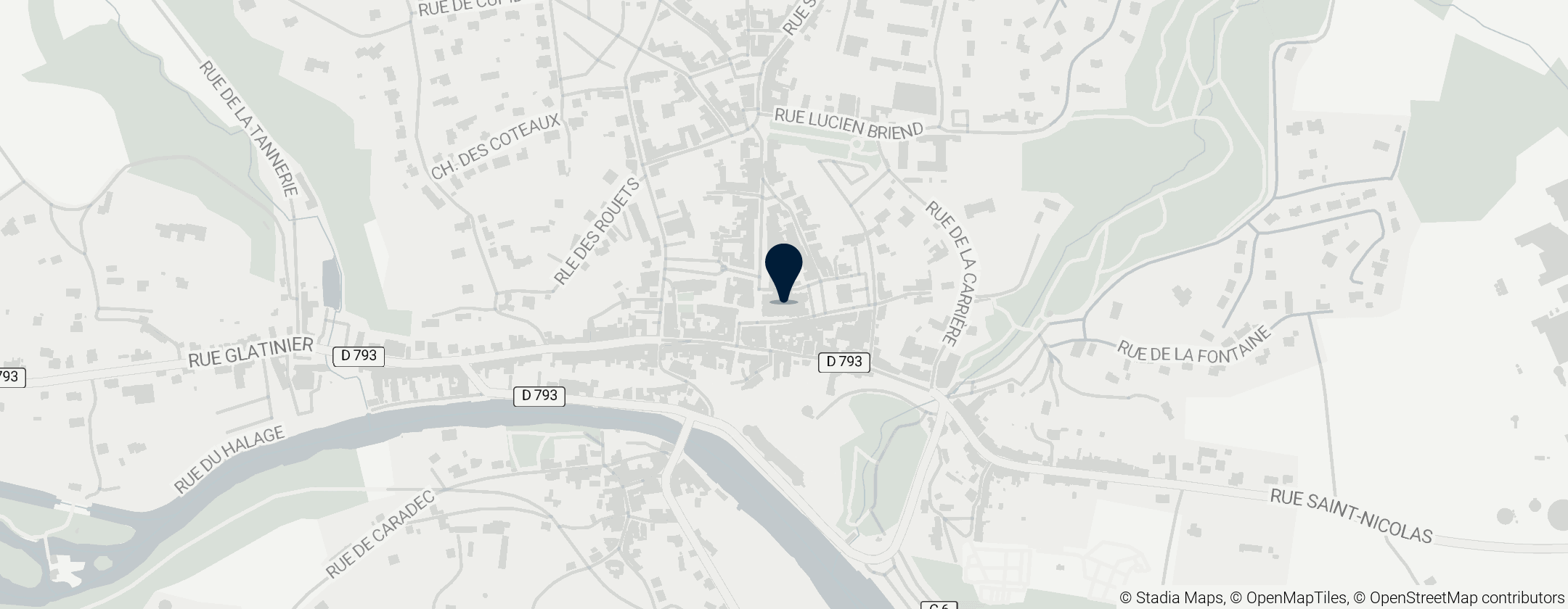 Map of Basilique Notre-Dame-du-Roncier de Josselin