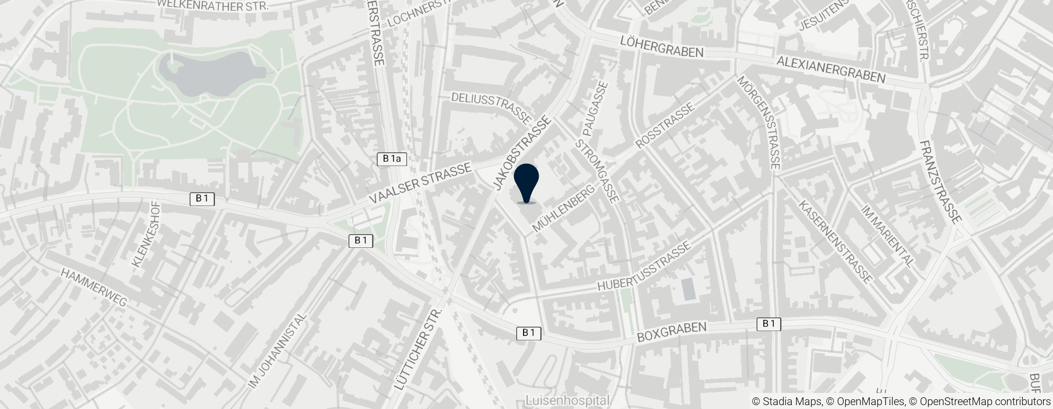 Map of St. Jakob Church