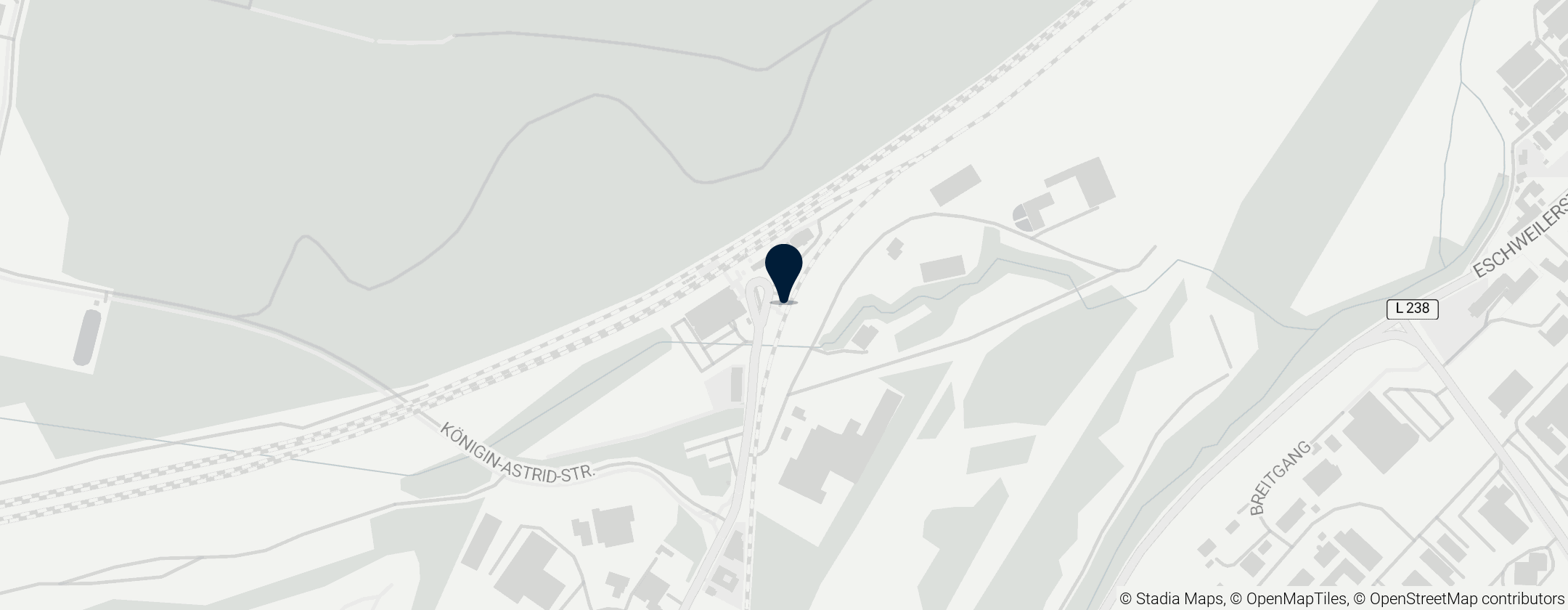 Map of Stolberg (Rheinl) Hbf