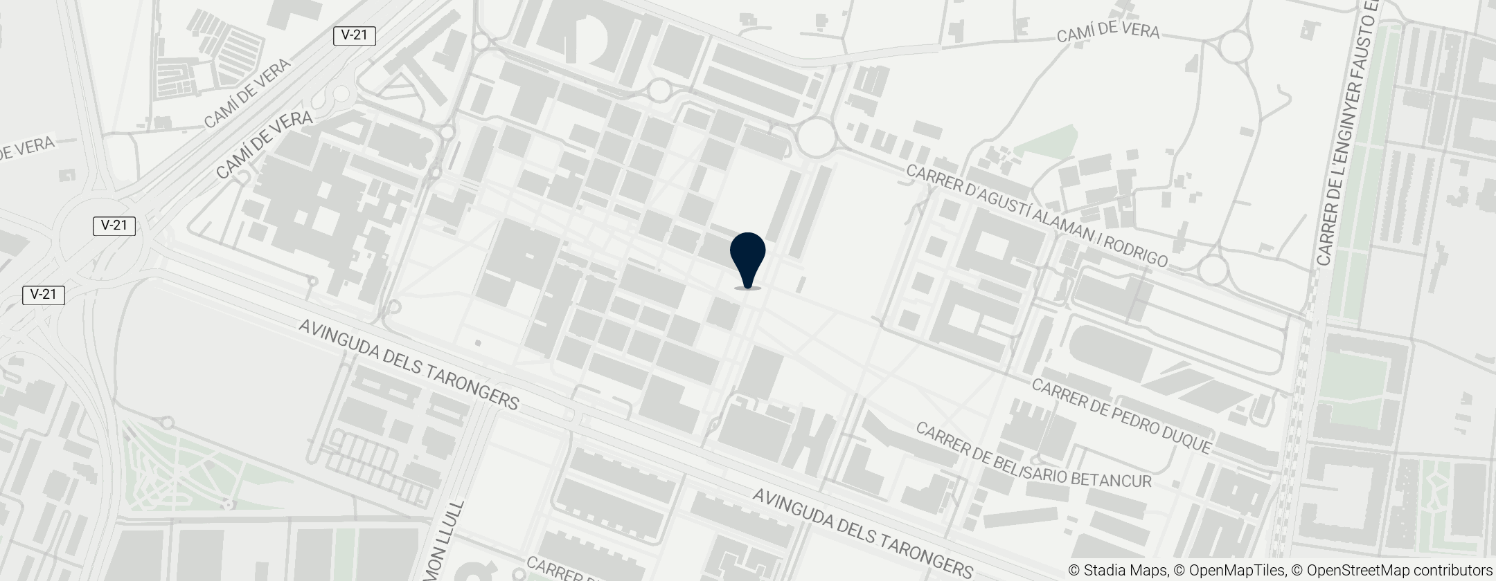 Map of Technical University of Valencia