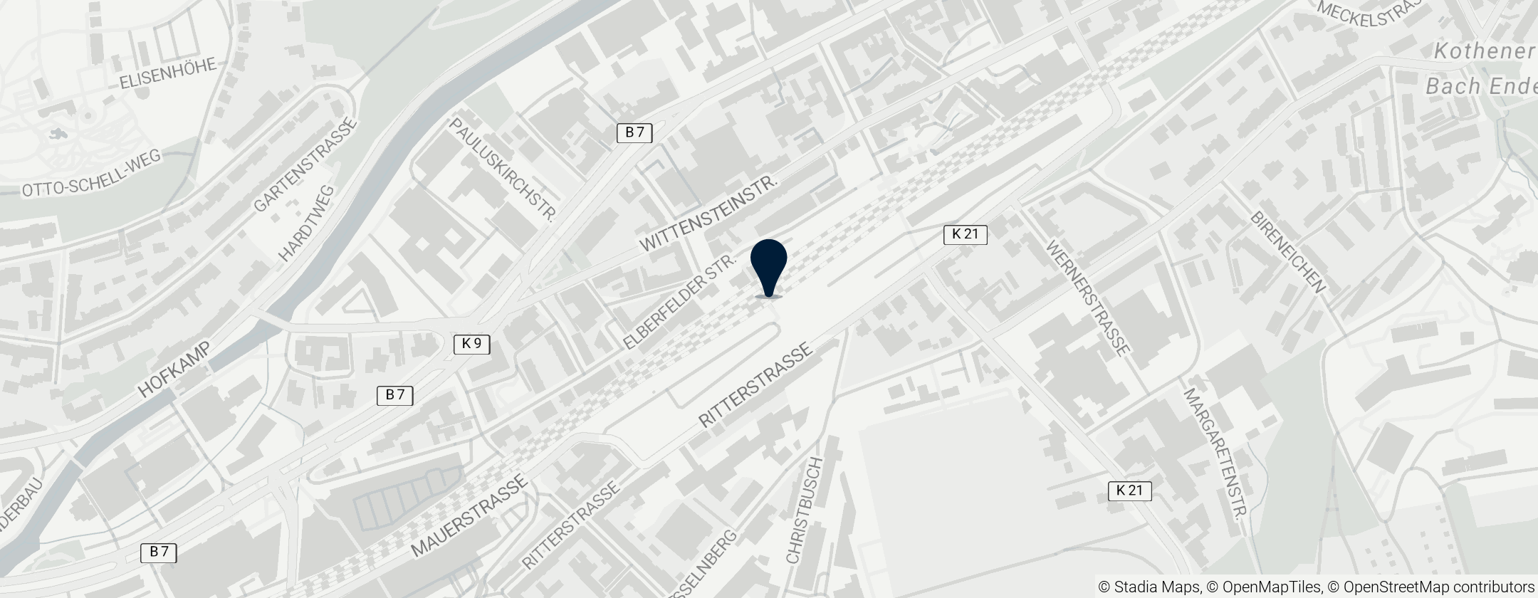 Map of Wuppertal-Unterbarmen