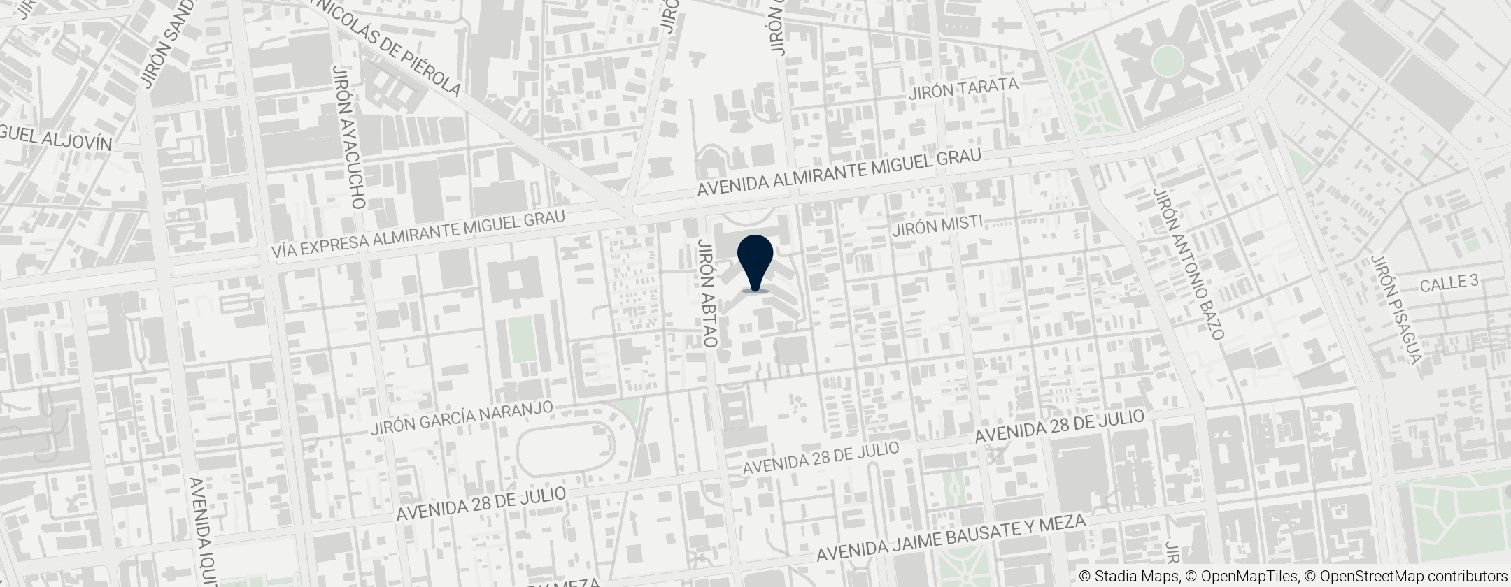 Map of Hospital Nacional Guillermo Almenara Irigoyen