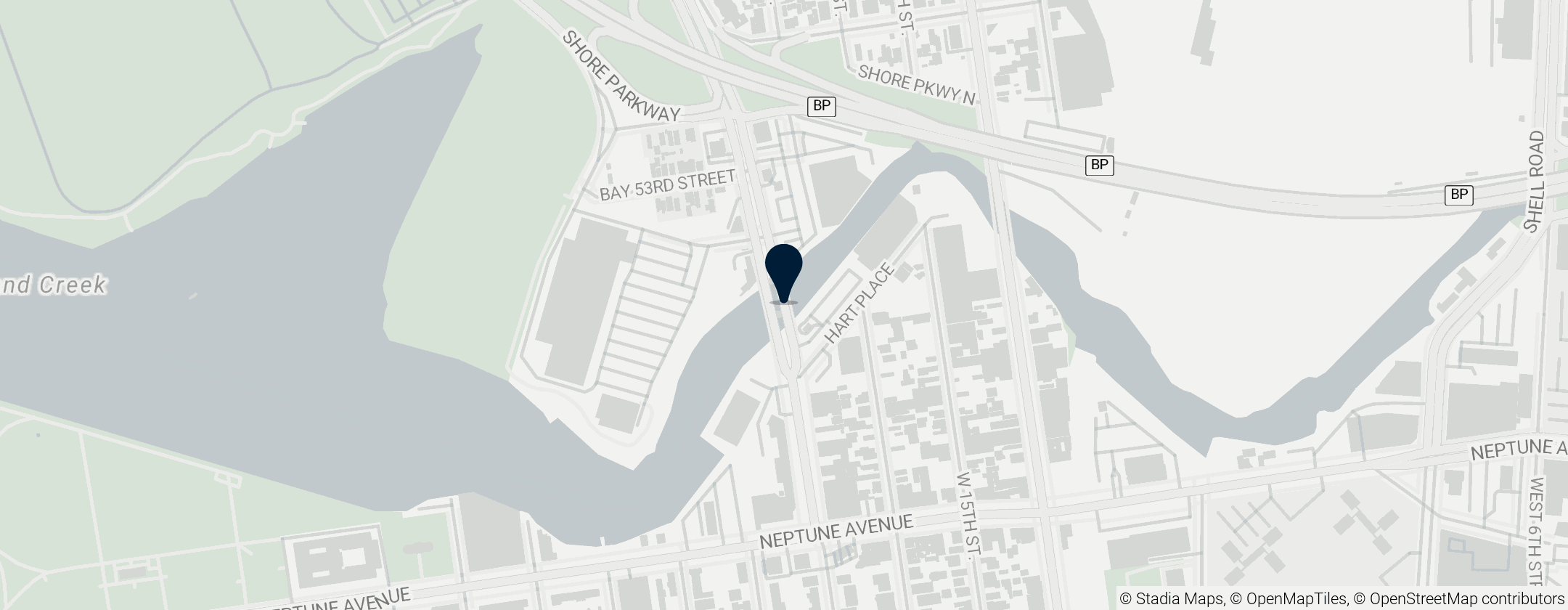 Map of Cropsey Avenue