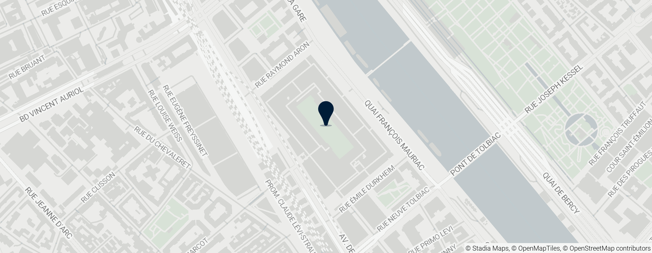 Map of National Library of France