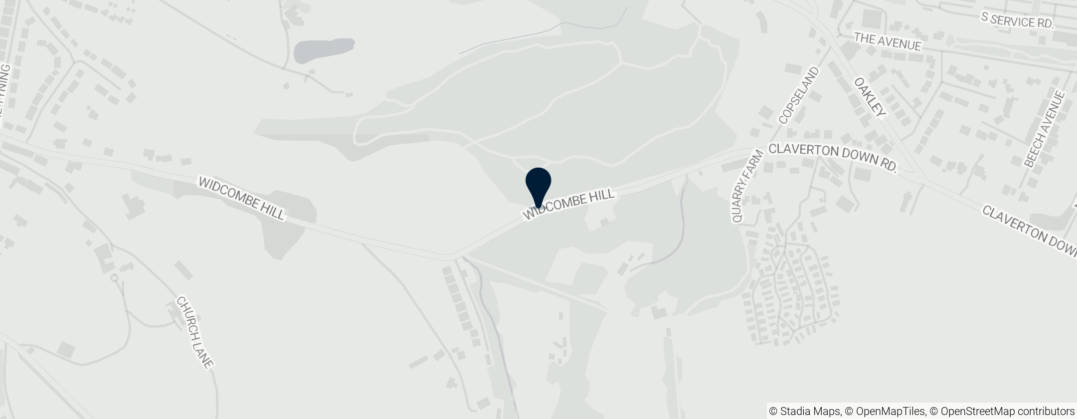 Map of Bath Skyline Walk