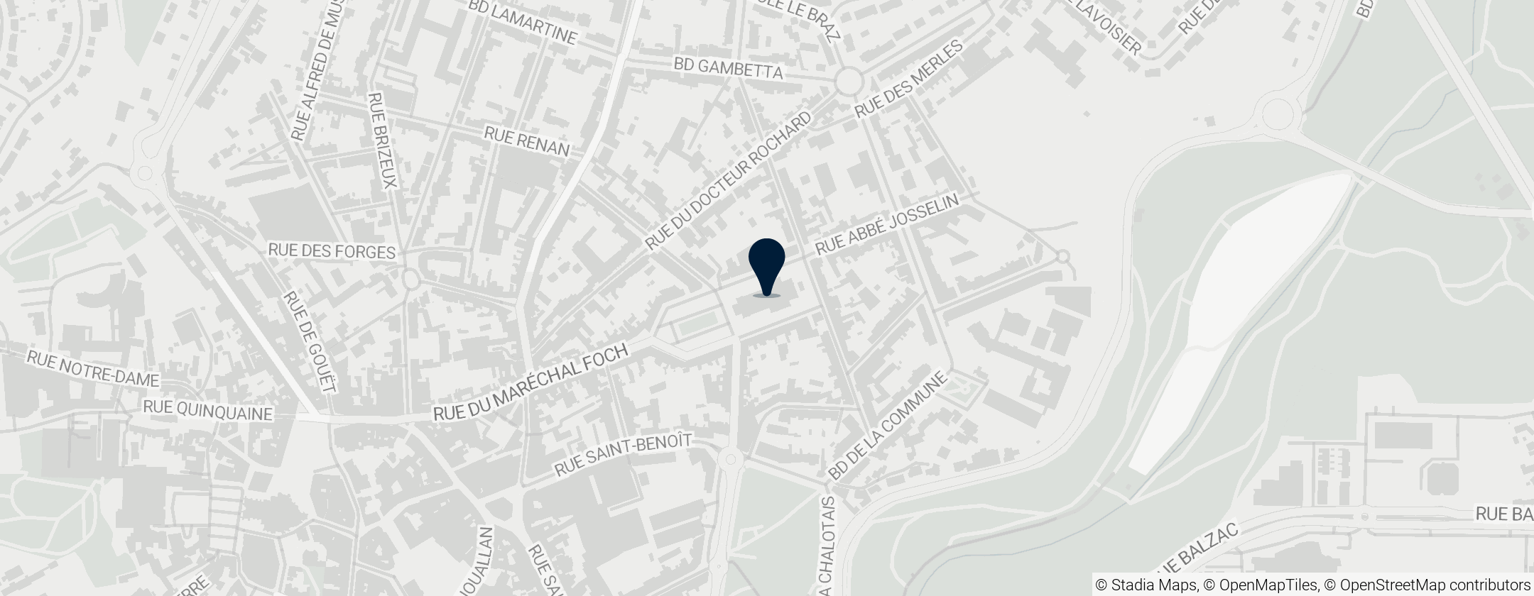 Map of 圣布里厄圣弥额尔堂