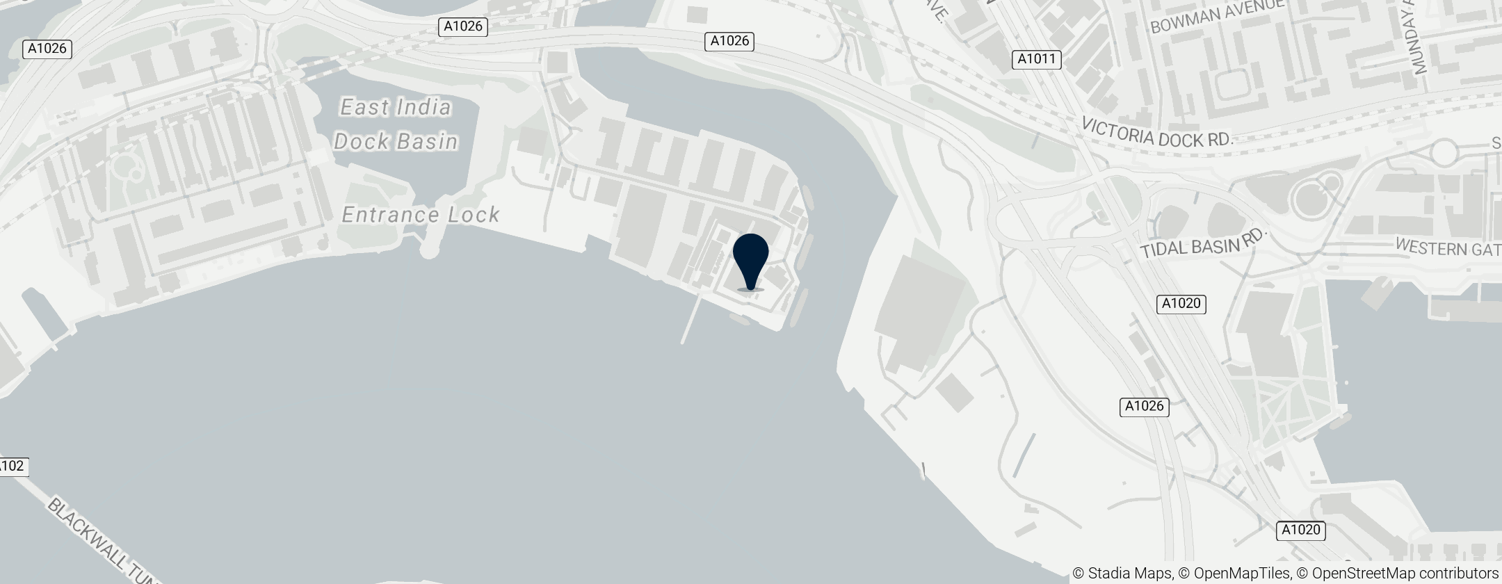 Map of Trinity Buoy Lighthouse