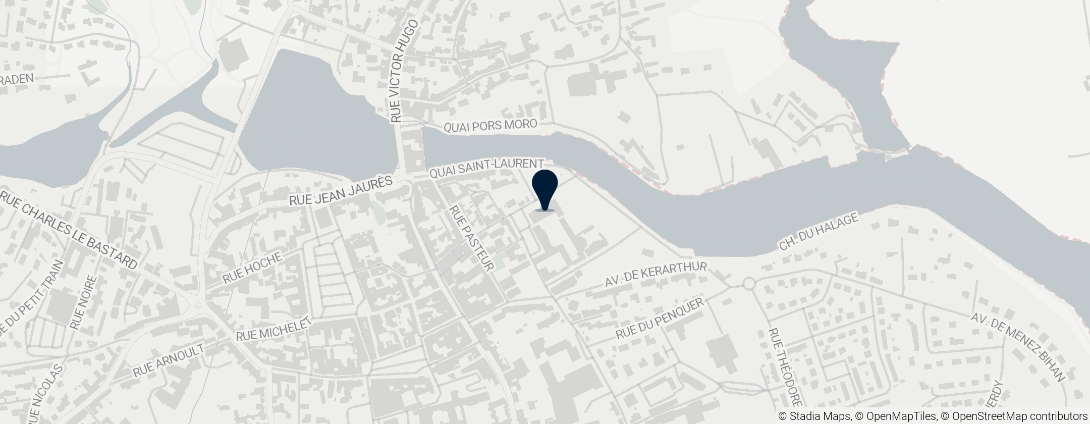 Map of Église Notre-Dame-des-Carmes de Pont-l'Abbé