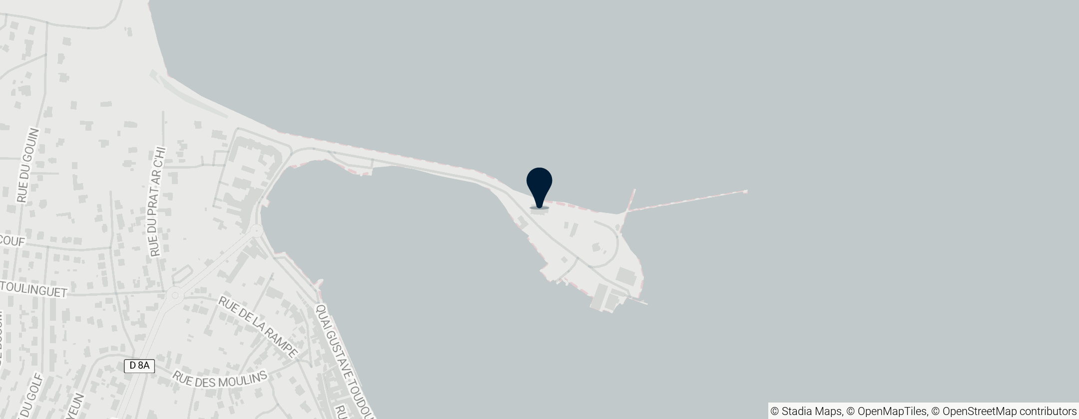 Map of Camaret-sur-Mer