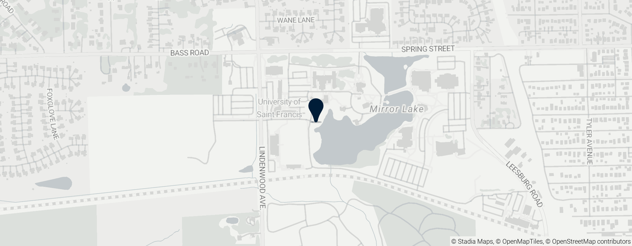 Map of University of Saint Francis