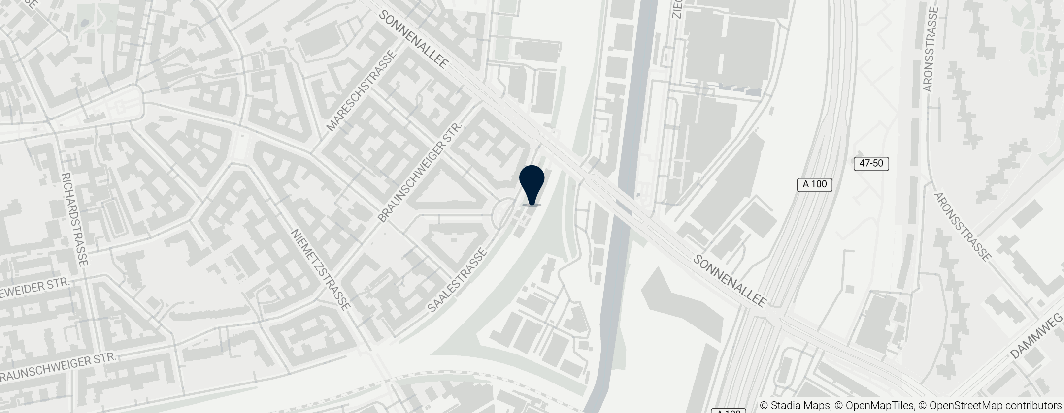 Map of Gare de Berlin Sonnenallee