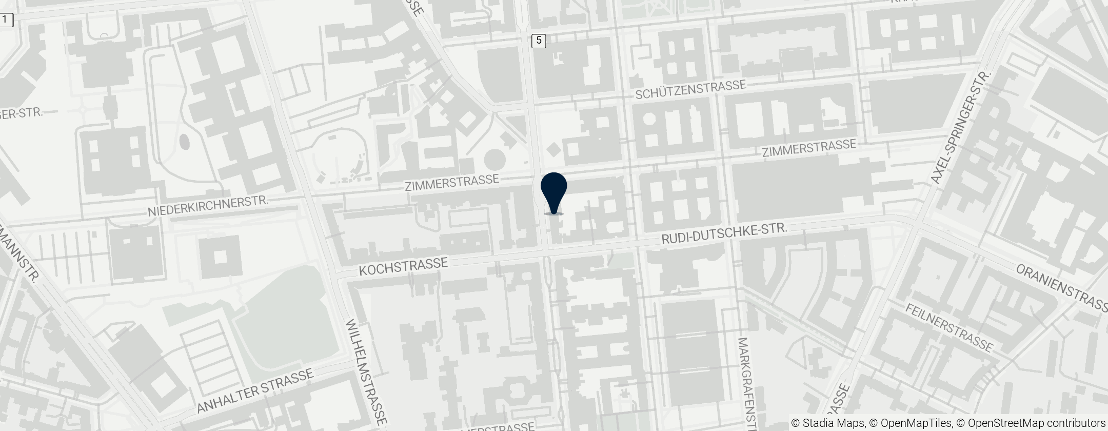 Map of Berlin Wall Museum