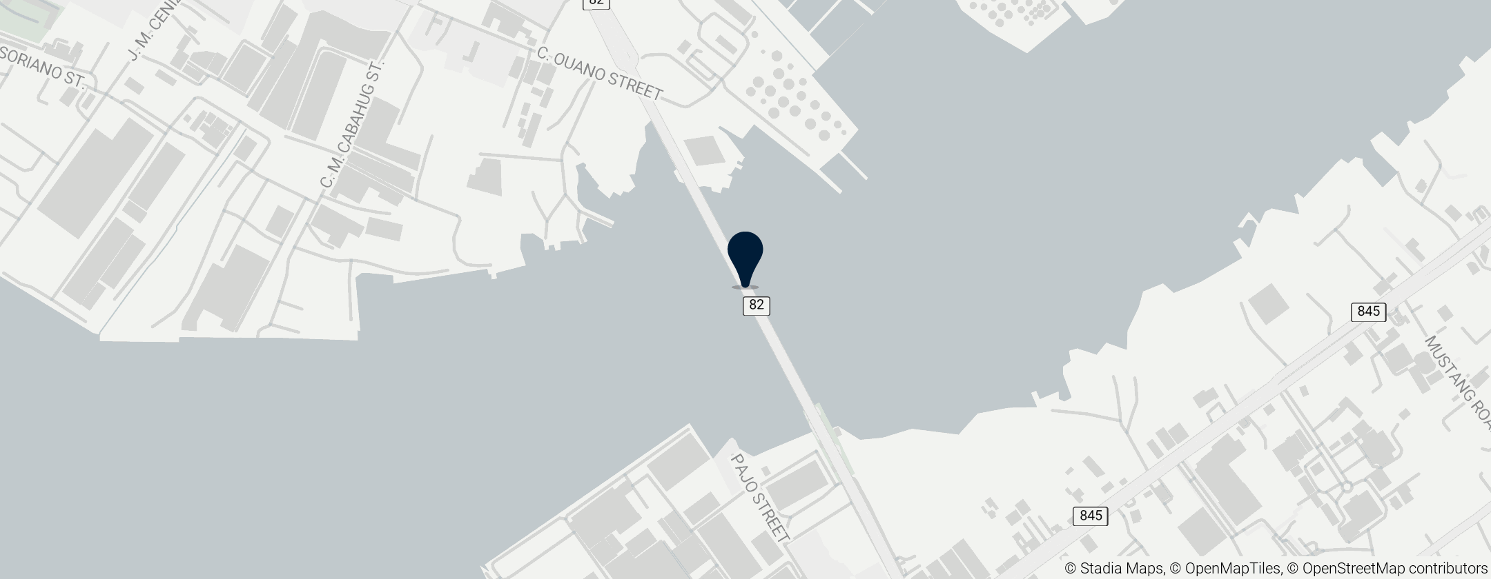 Map of Serging Osmeña Bridge