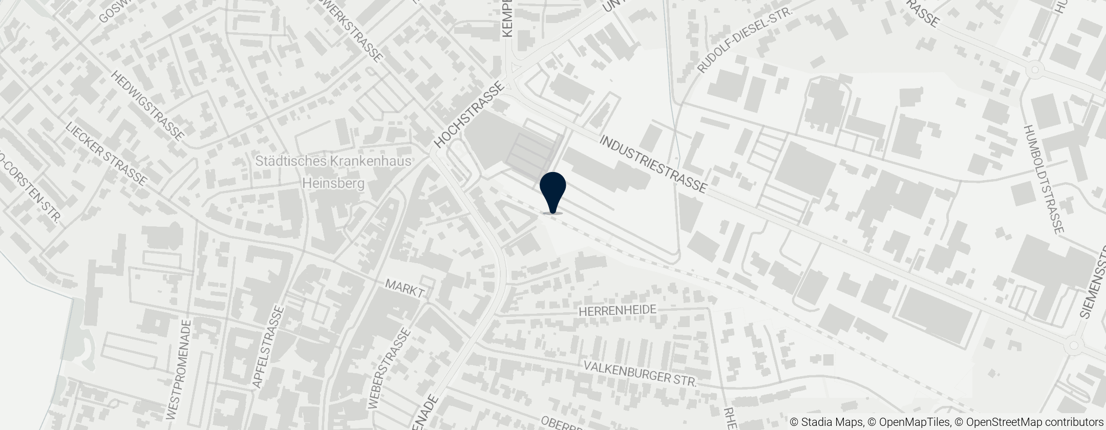 Map of Heinsberg (Rheinl)