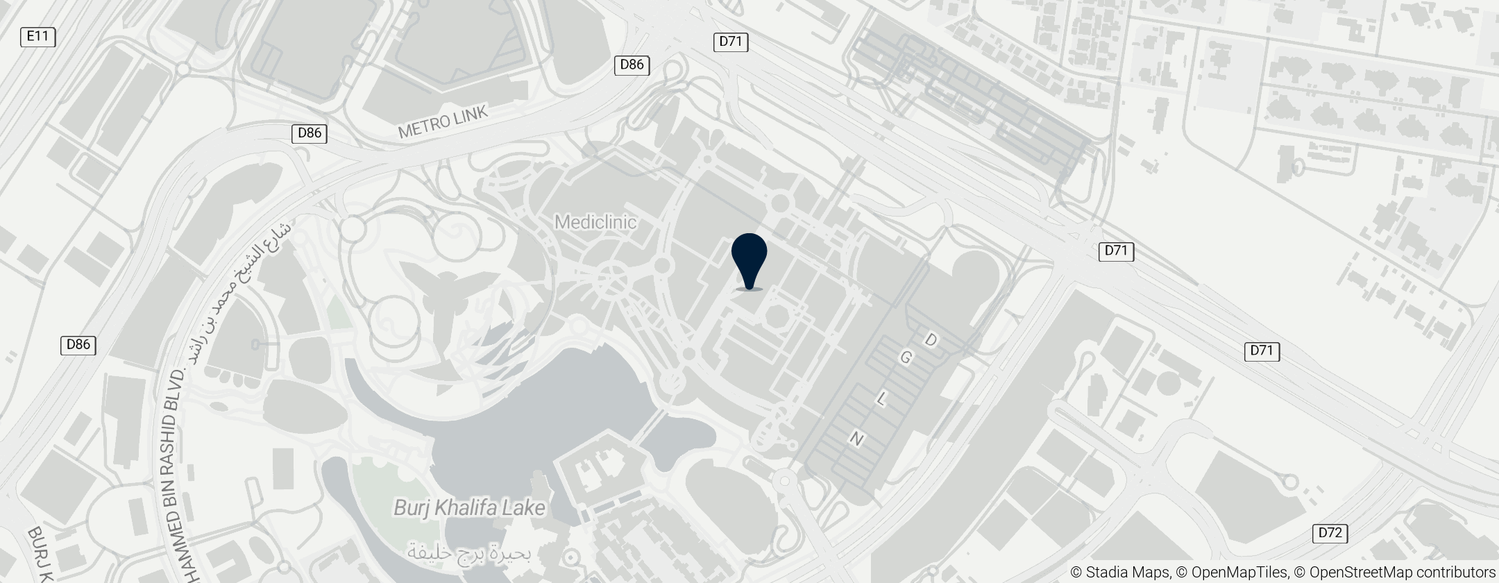 Map of The Dubai Mall