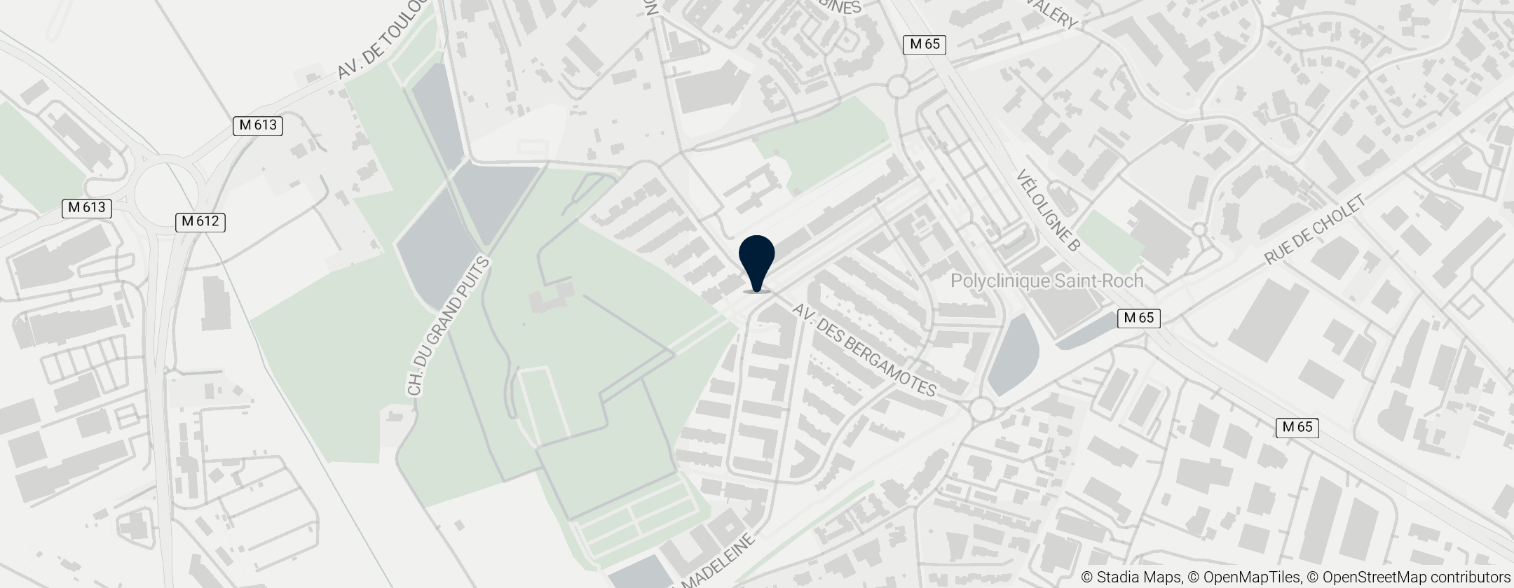 Map of Albizia julibrissin