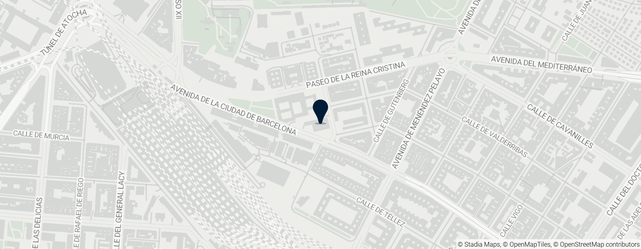 Map of Basilica of Nuestra Señora de Atocha