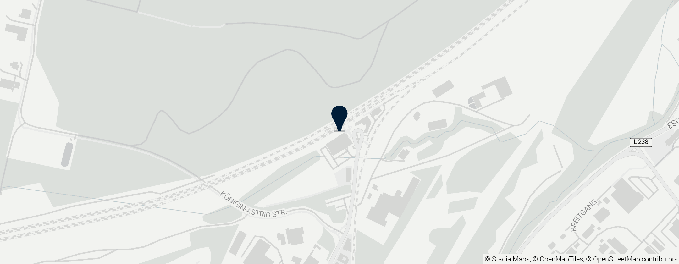 Map of Stolberg (Rheinl) Hbf