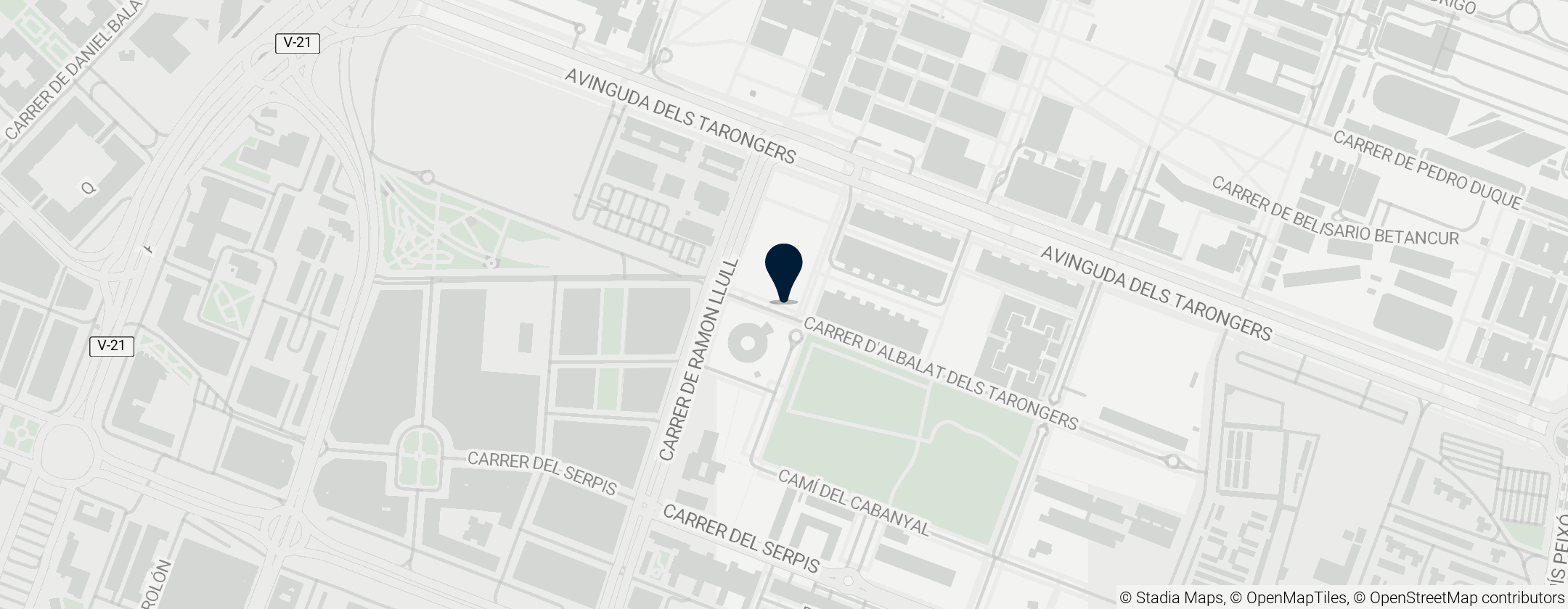 Map of University of Valencia