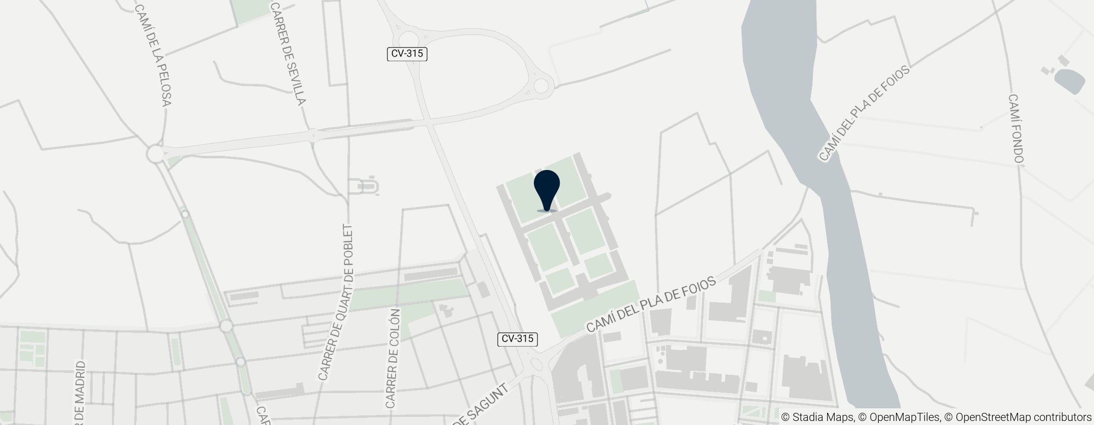 Map of CEU Cardinal Herrera University