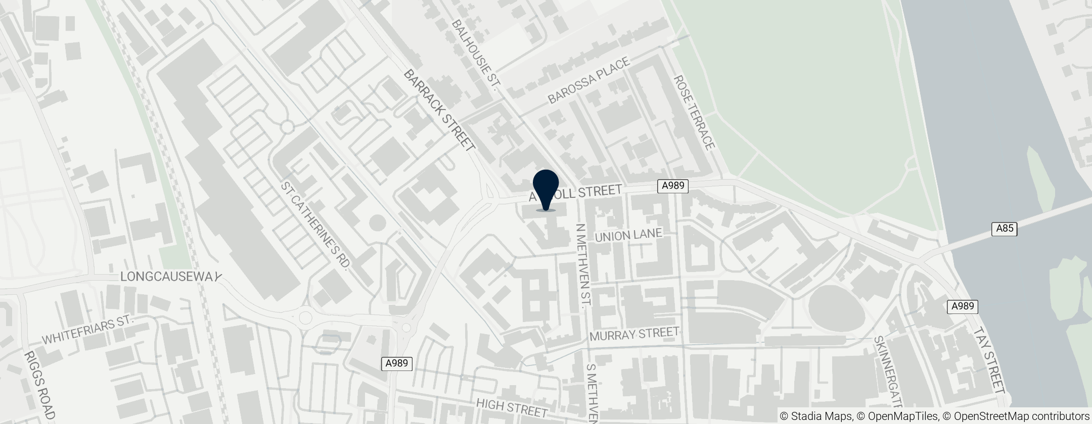 Map of St Ninian's Cathedral