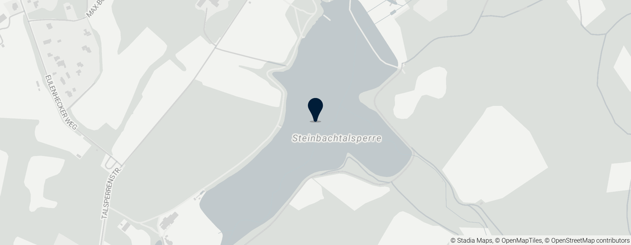 Map of Steinbachtal Dam