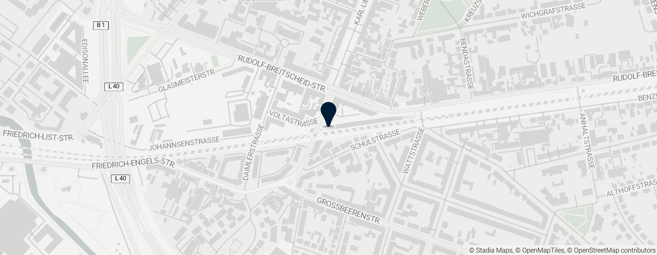 Map of Potsdam-Babelsberg station