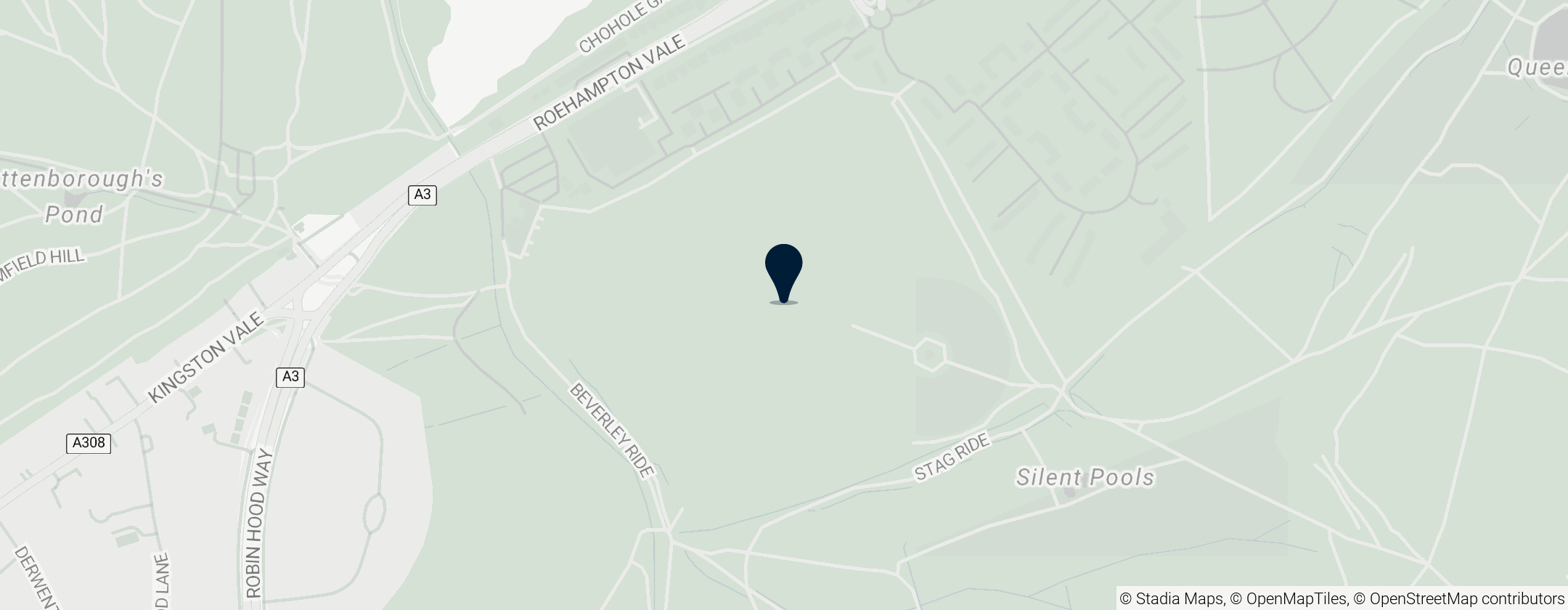 Map of Wimbledon Common