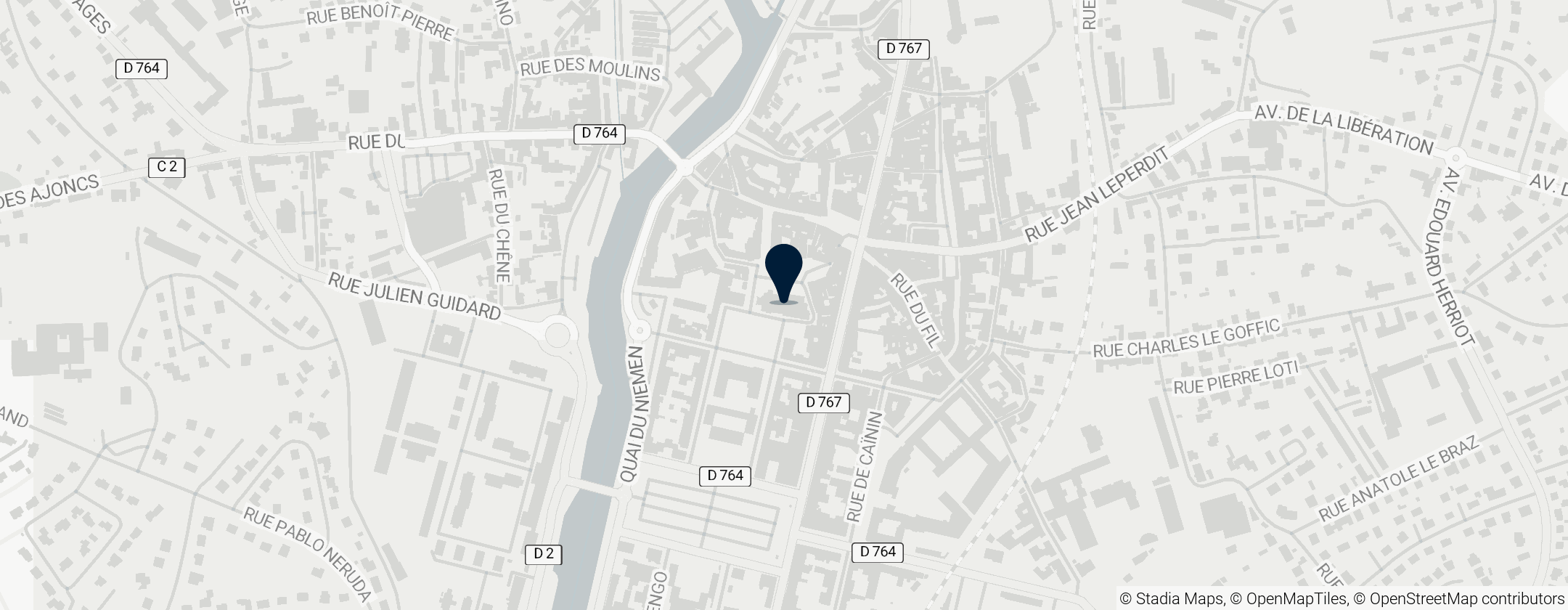 Map of Basilique Notre-Dame-de-la-Joie de Pontivy