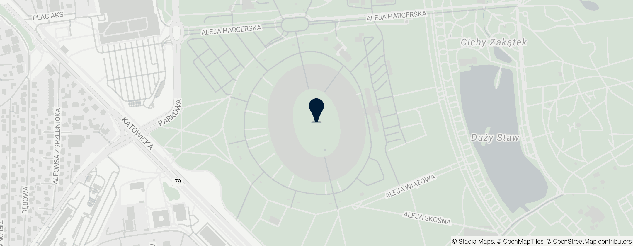 Map of Silesian Stadium