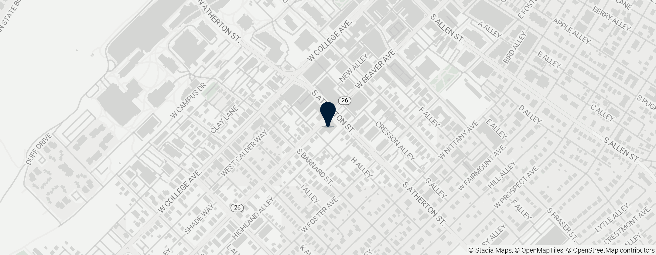 Map of Alpha Fire Company