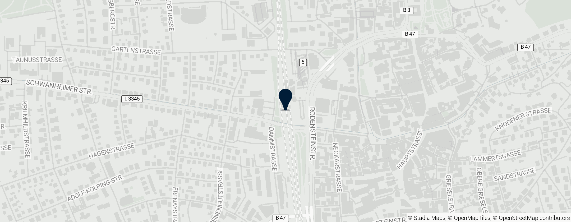 Map of Station Bensheim