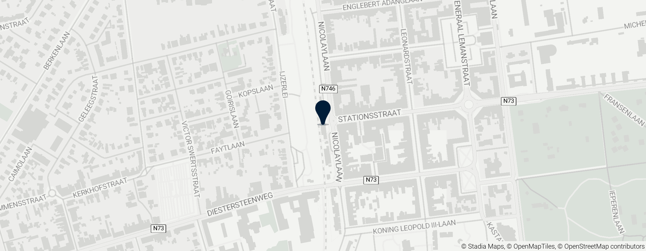 Map of Station Leopoldsburg