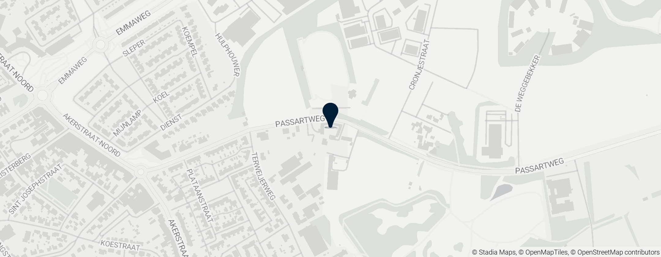 Map of Kasteel Passarts-Nieuwenhagen