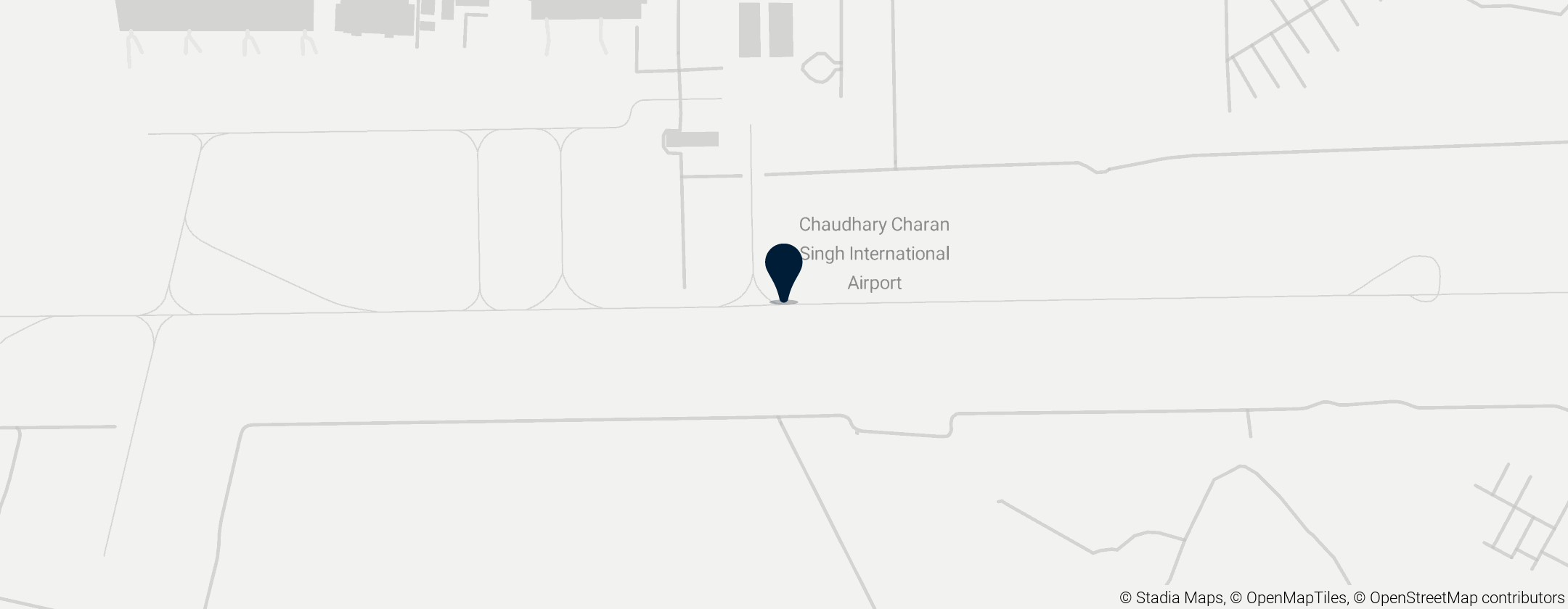 Map of Chaudhary Charan Singh International Airport