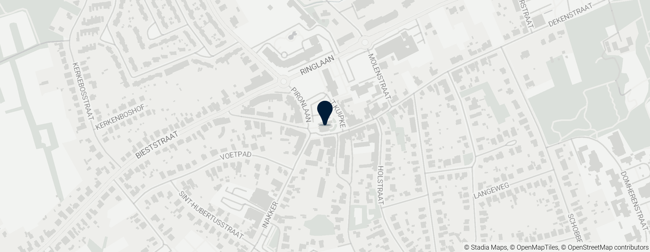 Map of Sint-Hubertus en Vincentiuskerk