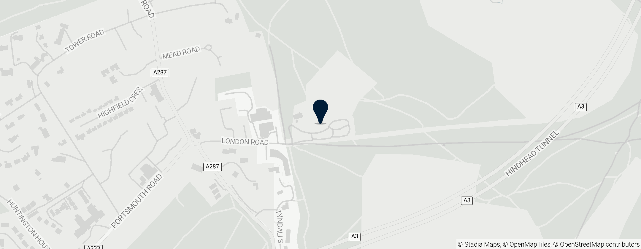 Map of Hindhead Commons and the Devil's Punch Bowl