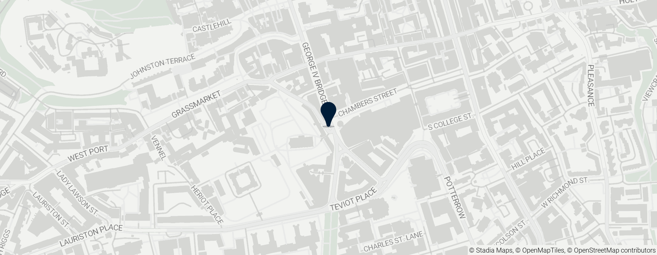 Map of Greyfriars Bobby