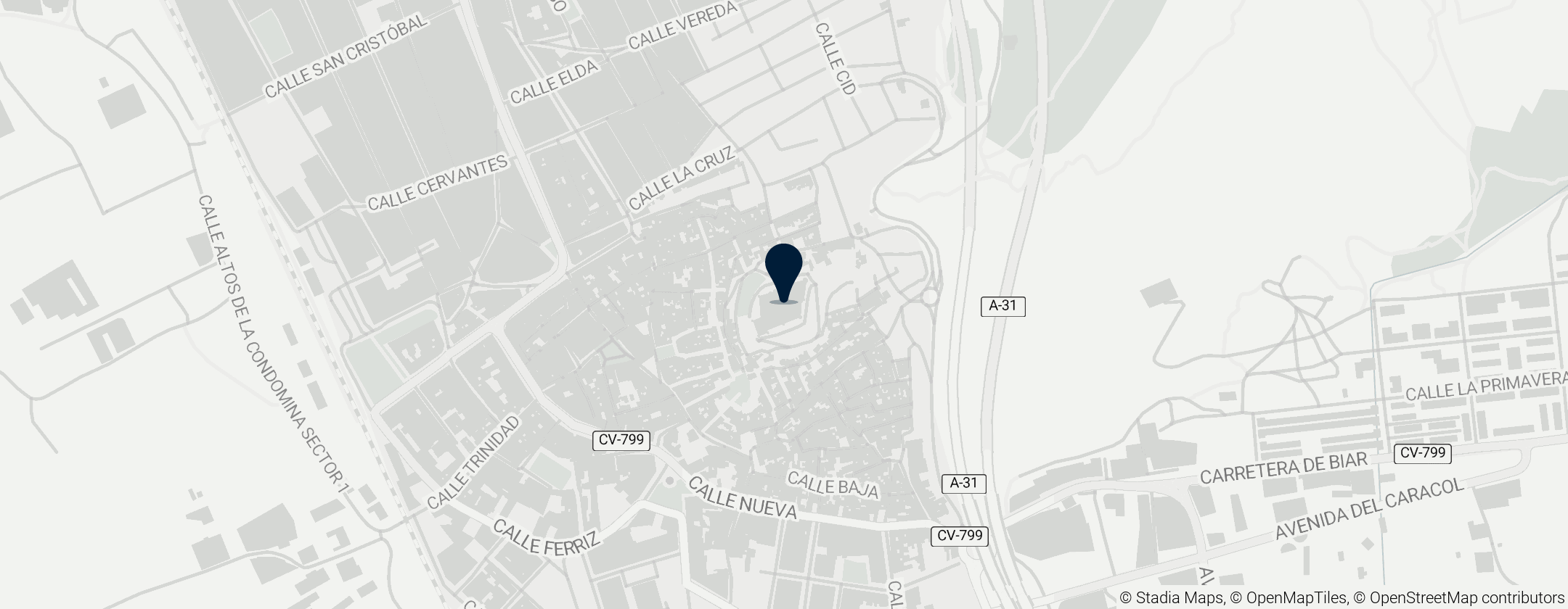 Map of Atalaya Castle