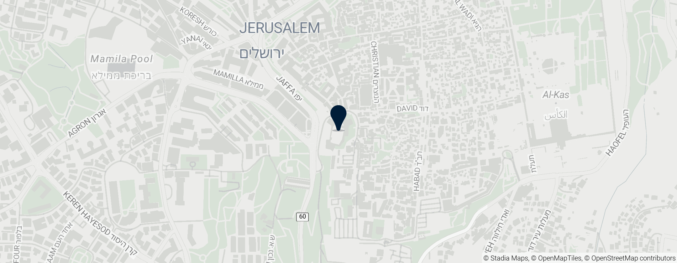 Map of Tower of David