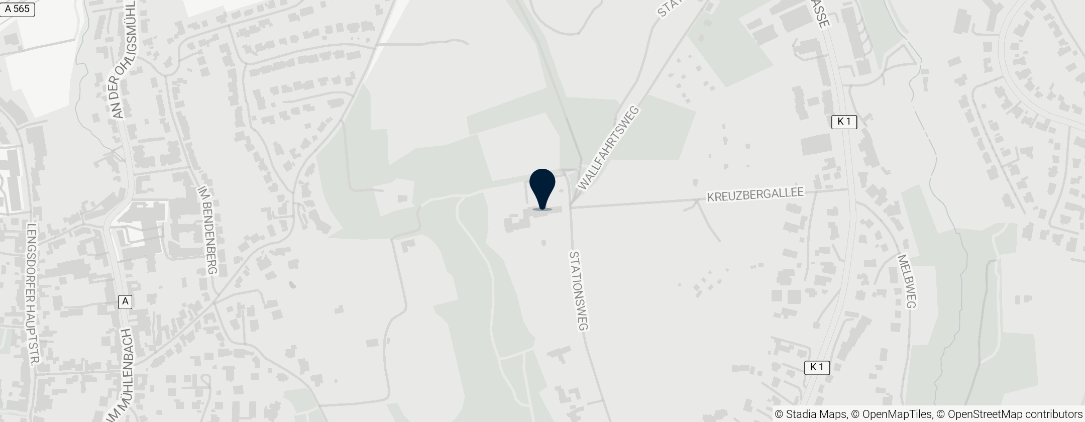 Map of Kreuzberg Kilisesi