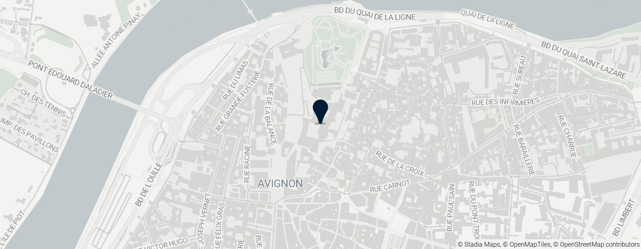 Map of Popes' Palace