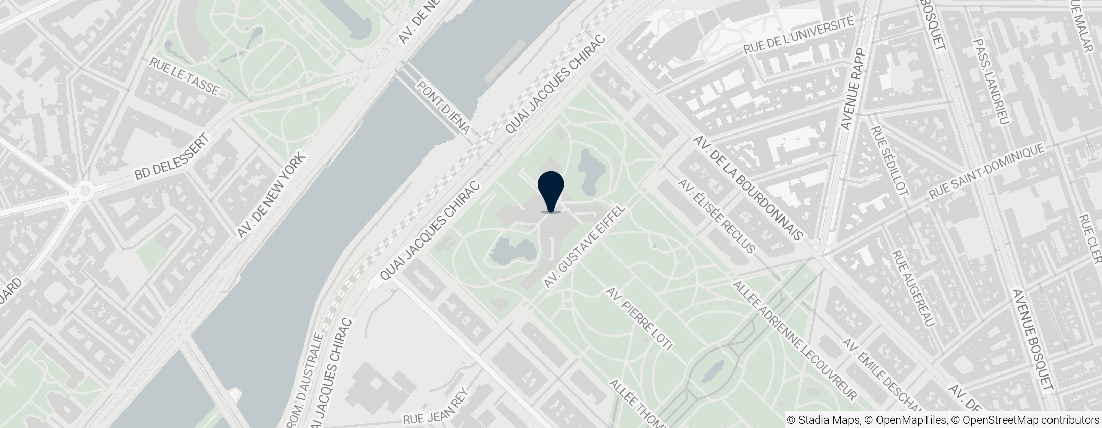 Map of Eiffel-torony