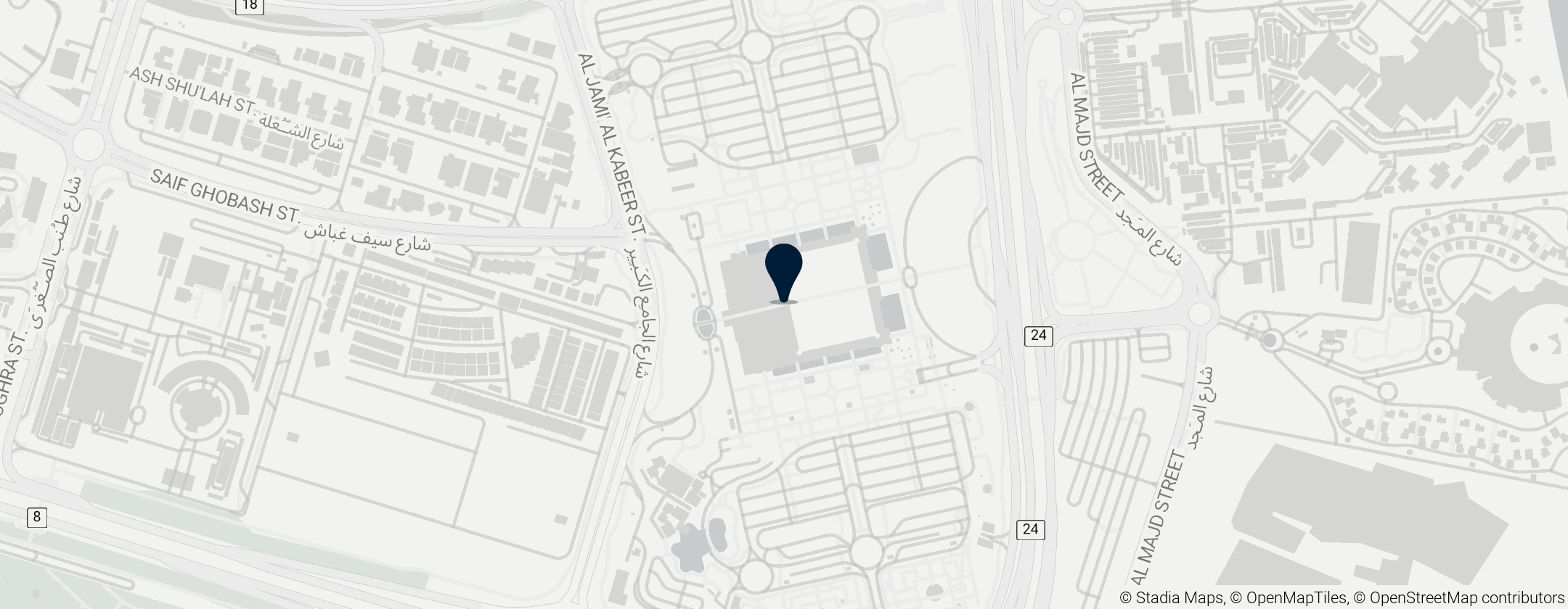 Map of Sheikh Zayed Grand Mosque