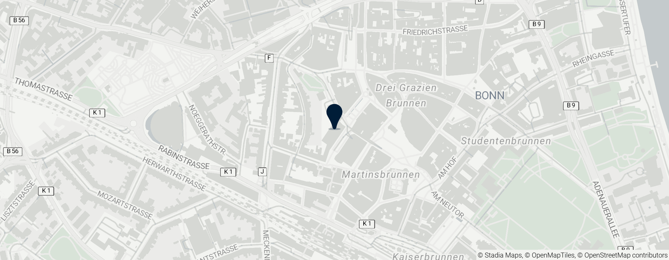 Map of Altes Stadthaus, Bonn